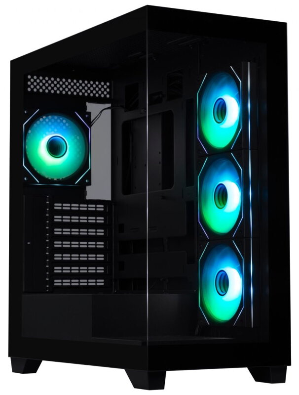 BitFenix skříň CETO / ATX / 4x 120mm ARGB fan / 2x USB 3.0 / USB-C / tvrzené sklo / černá BitFenix skříň CETO / ATX / 4x 120mm ARGB fan / 2x USB 3.0 / USB-C / tvrzené sklo / černá