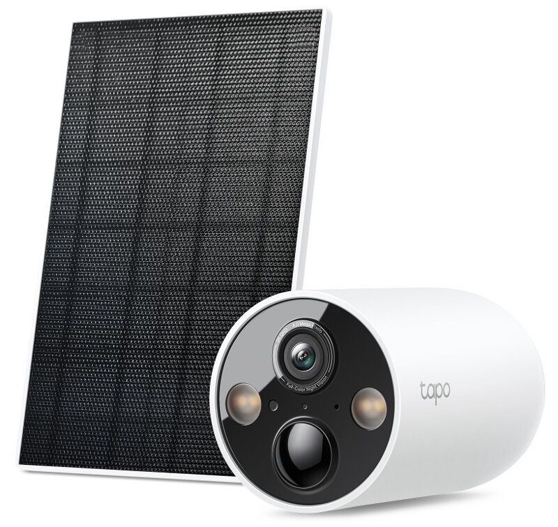 TP-Link Tapo C425 KIT Bateriová WiFi Kamera, venkovní, 4MPx, 2560 × 1440, audio, IR 15m, SD, IP66, solar panel 2.5W TP-Link Tapo C425 KIT Bateriová WiFi Kamera, venkovní, 4MPx, 2560 × 1440, audio, IR 15m, SD, IP66, solar panel 2.5W