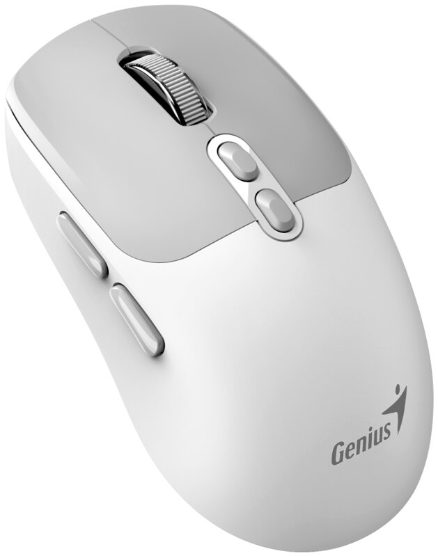 GENIUS NX-8080S BT Grey White/ duální Bluetooth + 2,4GHz/ 1600 dpi/ bezdrátová/ Copilot/ tichá/ 7tlačítková/ bílošedá GENIUS NX-8080S BT Grey White/ duální Bluetooth + 2,4GHz/ 1600 dpi/ bezdrátová/ Copilot/ tichá/ 7tlačítková/ bílošedá