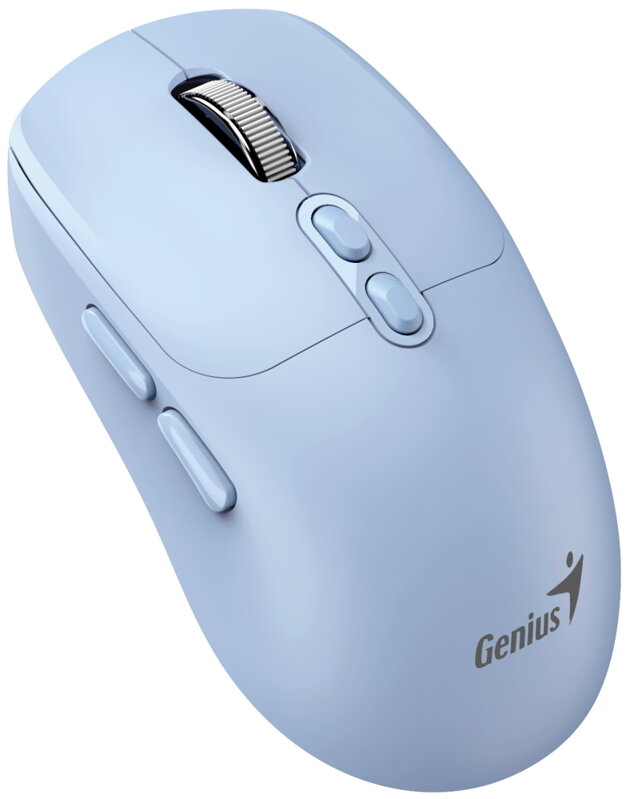 GENIUS NX-8080S BT Tiffany Blue/ duální Bluetooth + 2,4GHz/ 1600 dpi/ bezdrátová/ Copilot/ tichá/ 7tlačítková/ modrá GENIUS NX-8080S BT Tiffany Blue/ duální Bluetooth + 2,4GHz/ 1600 dpi/ bezdrátová/ Copilot/ tichá/ 7tlačítková/ modrá