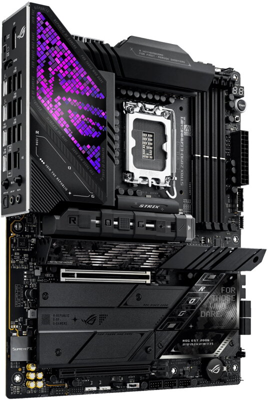 ASUS ROG STRIX Z890-E GAMING WIFI / Z890 / LGA1851 / 4x DDR5 / 7x M.2 / DP / HDMI / Wi-Fi / ATX