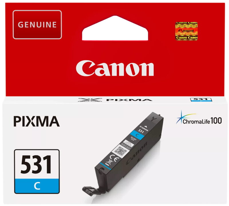 Canon inkoustová náplň CLI-531 C EUR Cyan