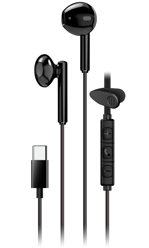 GENIUS headset HS-M366 Black/ černý/ USB-C/ 360°rotační klip GENIUS headset HS-M366 Black/ černý/ USB-C/ 360°rotační klip