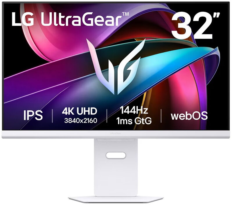 LG monitor 32G810SA-W 31,5" IPS 4K 3840x2160 / 16:9 /144Hz/ 400cdm / 1ms /DP/ USB-C 65W/2xHDMI/LAN/repro/výškově nastav LG monitor 32G810SA-W 31,5" IPS 4K 3840x2160 / 16:9 /144Hz/ 400cdm / 1ms /DP/ USB-C 65W/2xHDMI/LAN/repro/výškově nastav
