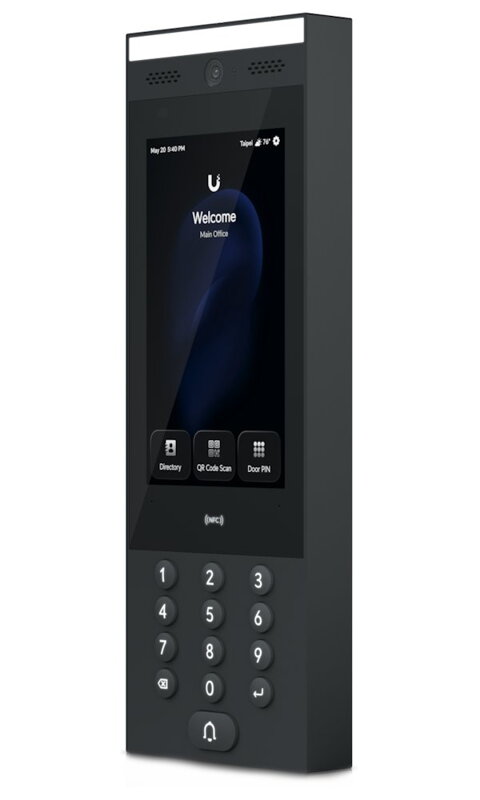 Ubiquiti UniFi Access G3 Intercom - Interkom, 2Mpx kamera, obousměrné audio, 7" dotykový displej, IP65, černá