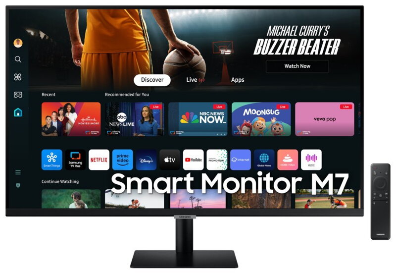 POŠKOZENÝ OBAL - Samsung Smart Monitor M7 32" / M70D / 4K UHD 3840x2160 / 16:9 / VA / 4ms / 60Hz / HDMI/USB/USB-C/WiFi/BT/VESA... POŠKOZENÝ OBAL - Samsung Smart Monitor M7 32" / M70D / 4K UHD 3840x2160 / 16:9 / VA / 4ms / 60Hz / HDMI/USB/USB-C/WiFi/BT/VESA...