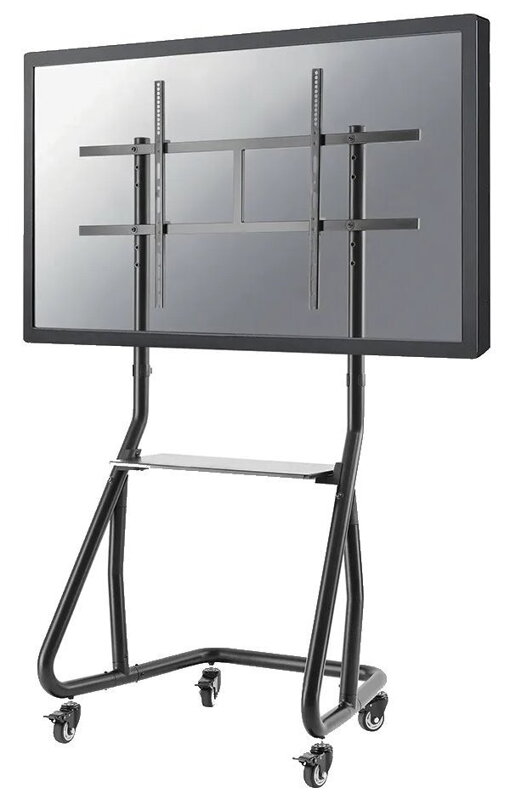 POŠKOZENÝ OBAL - Neomounts NS-M3800BLACK / Držák displeje /stojan+vozík/ 60"-100"/ VESA 1000X600/nosn. 100kg/nast.výšky/černý