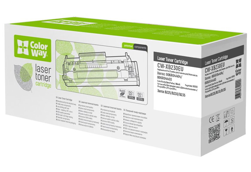 COLORWAY kompatibilní toner pro Xerox 006R04404/ B225/ B230/ B235/ 6000 stran COLORWAY kompatibilní toner pro Xerox 006R04404/ B225/ B230/ B235/ 6000 stran