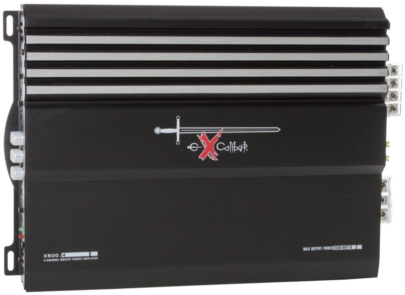 Excalibur X-500.4/ zesilovač/ 4-kanálový/ 4x 500W/ 2x 150W Excalibur X-500.4/ zesilovač/ 4-kanálový/ 4x 500W/ 2x 150W
