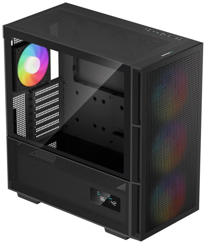 POŠKOZENÝ OBAL - DEEPCOOL skříň CH560 Digital / MidT/ 3x140 a 120mm ARGB fan / USB 3.0 / USB-C/ tvrzené sklo / digitální displ... POŠKOZENÝ OBAL - DEEPCOOL skříň CH560 Digital / MidT/ 3x140 a 120mm ARGB fan / USB 3.0 / USB-C/ tvrzené sklo / digitální displ...
