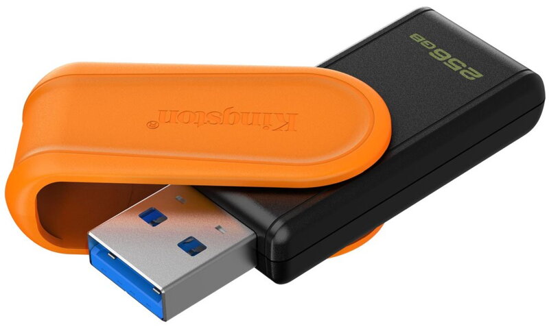 KINGSTON DataTraveler EXODIA S 256GB / USB 3.2 Gen1 / černá + oranžová KINGSTON DataTraveler EXODIA S 256GB / USB 3.2 Gen1 / černá + oranžová