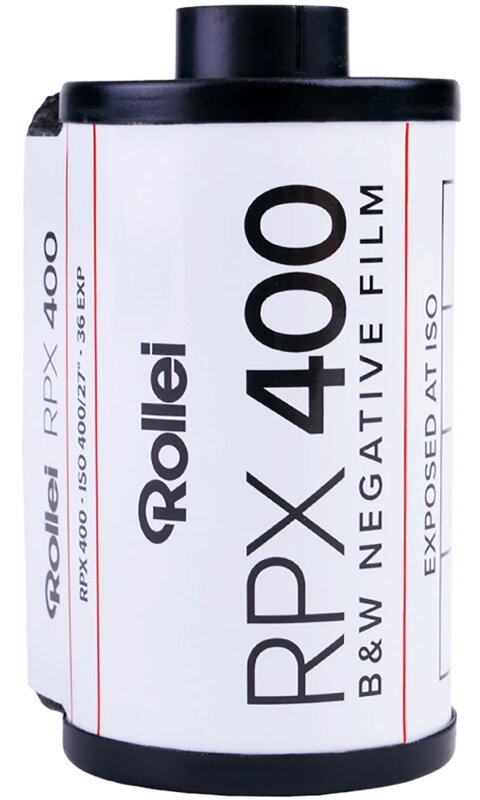 Rollei kinofilm RPX 400/ 35mm/ 36 snímků/ černobílý Rollei kinofilm RPX 400/ 35mm/ 36 snímků/ černobílý