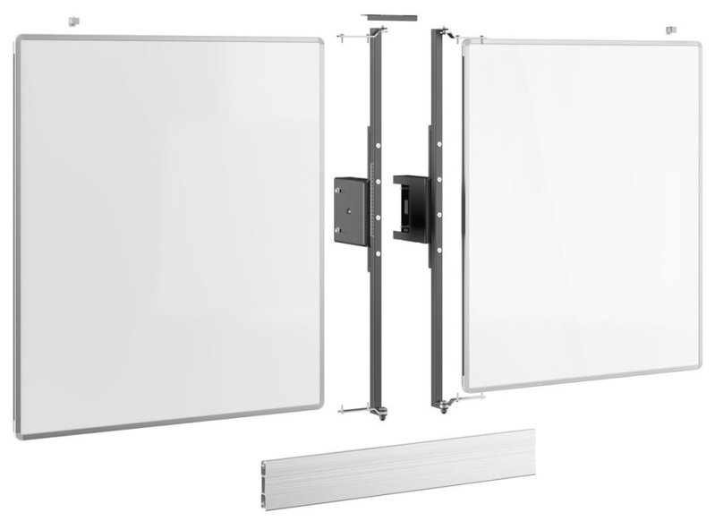 Vogels Postranní tabule 86" pro lifty RISE 200x a 4xxx, bílá keramika pro psaní fixem, magnetický zámek