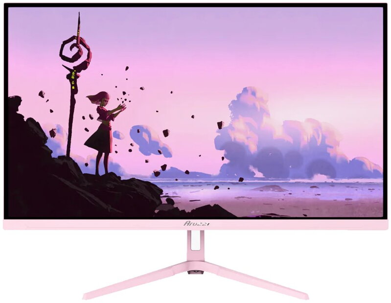 AROZZI NOVA herní monitor 27" 27T2K180 Pink/ LED/ 2560x1440/ 180Hz/ IPS/ 1000:1/ 1ms/ 2xHDMI/ 2xDP/ růžový