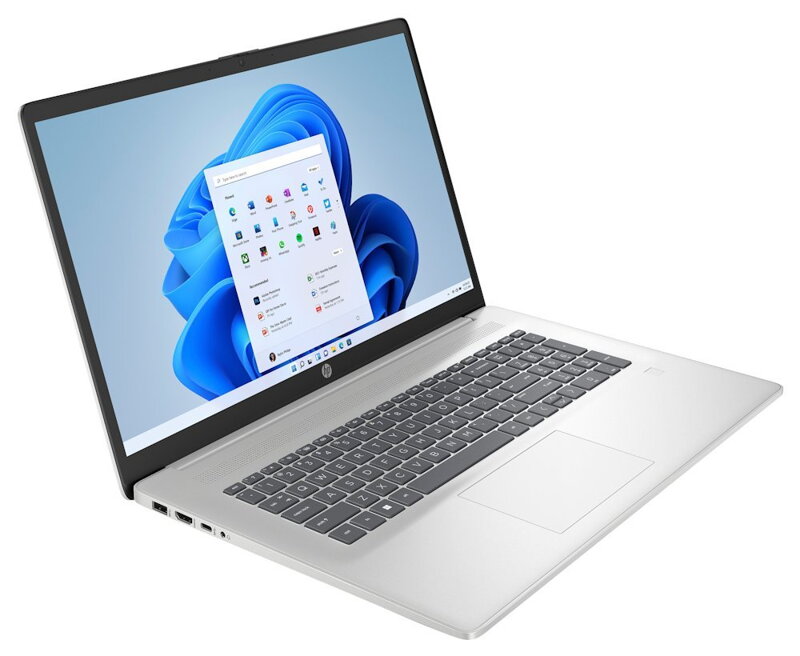 ROZBALENÉ - HP 17-cp2003nc/ Ryzen 5 7520U/ 16GB DDR5/ 512GB SSD/ AMD Integrated Graphics 17,3"FHD,matný/ W11H/ stříbrný