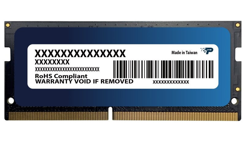 PATRIOT Core Series 12GB DDR5 5600MT/s / SO-DIMM / CL46 / 1,1V