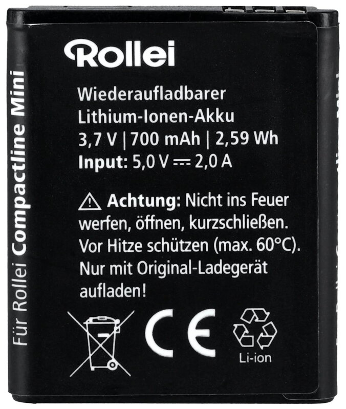 Rollei náhradní baterie pro fotoaparát Compactline Mini