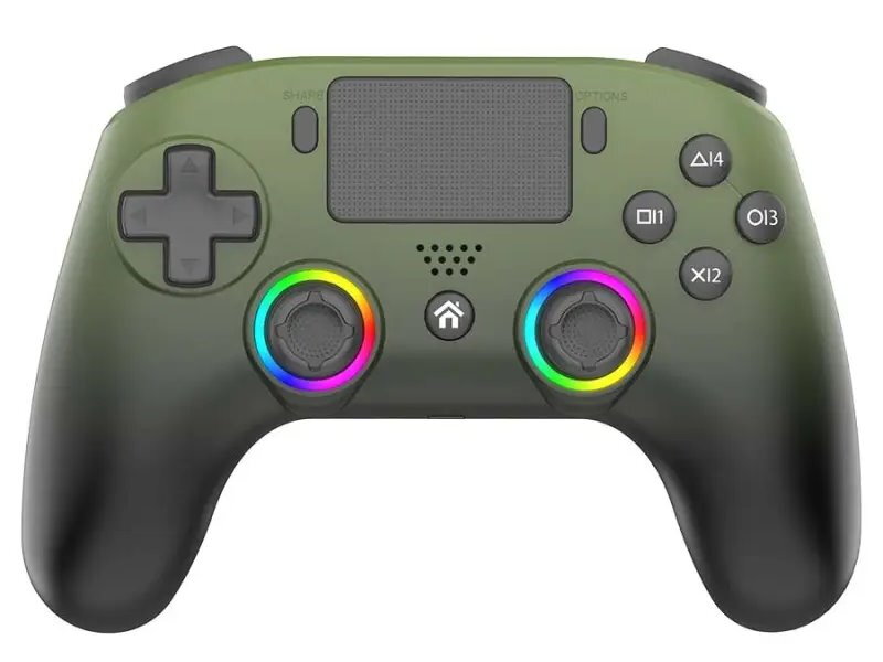 SUBSONIC by SUPERDRIVE herní ovladač WIRELESS LED CONTROLLER PS5/ PC/ Military Green