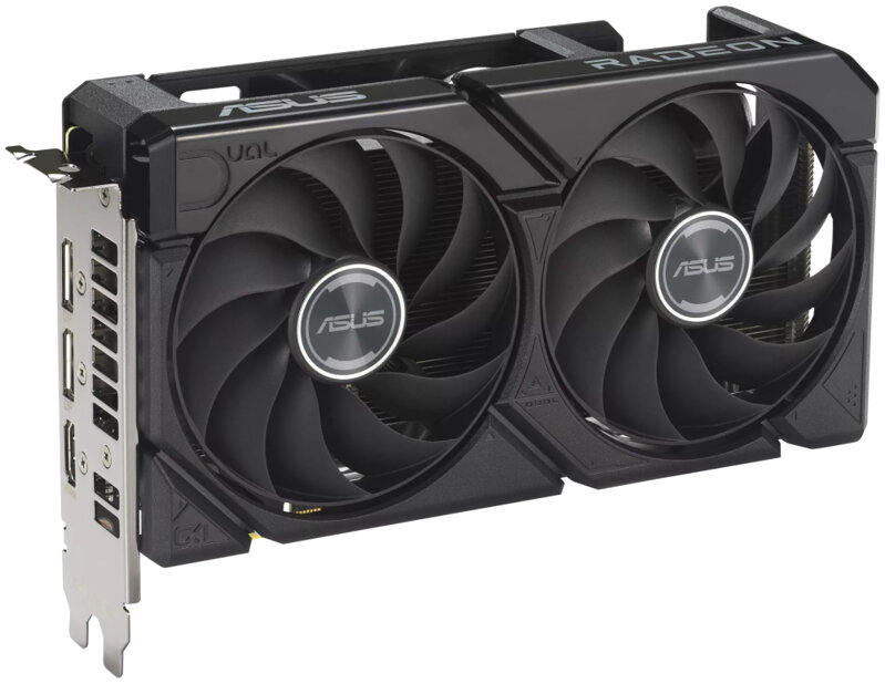 ASUS DUAL Radeon RX9060XT 16G / 16GB GDDR6 / PCI-E / 2x DP / 1x HDMI