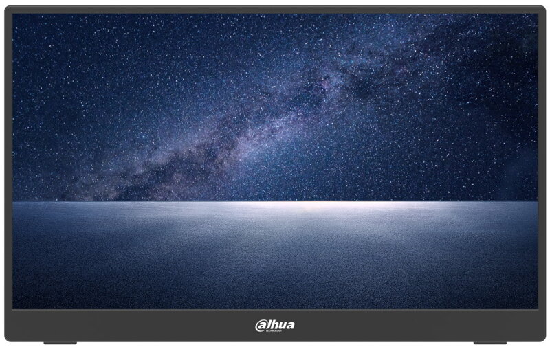 DAHUA 16" LED PM16-F201SDT/ IPS panel/ 1920x1080 (FHD)/ 1000:1/ 6ms/ 250 cd/m2/ HDMI/ 2xUSB-C/ VESA 75x75/ černý
