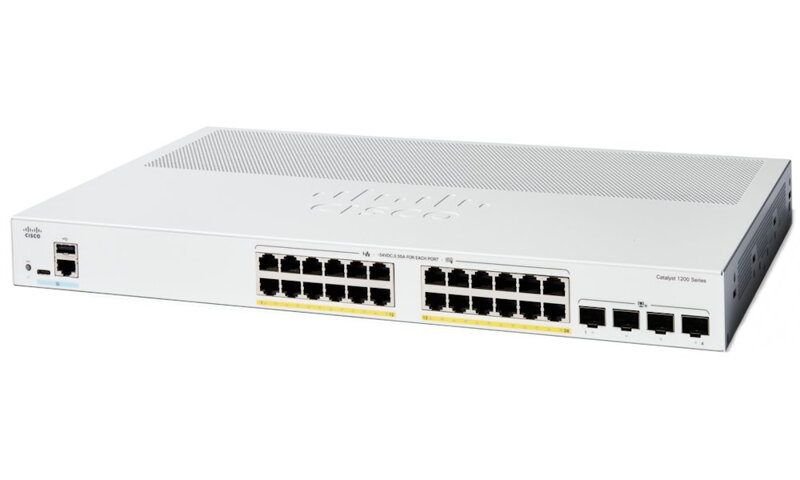 Cisco Catalyst 1200 24-port GE, PoE, 4x10G SFP+