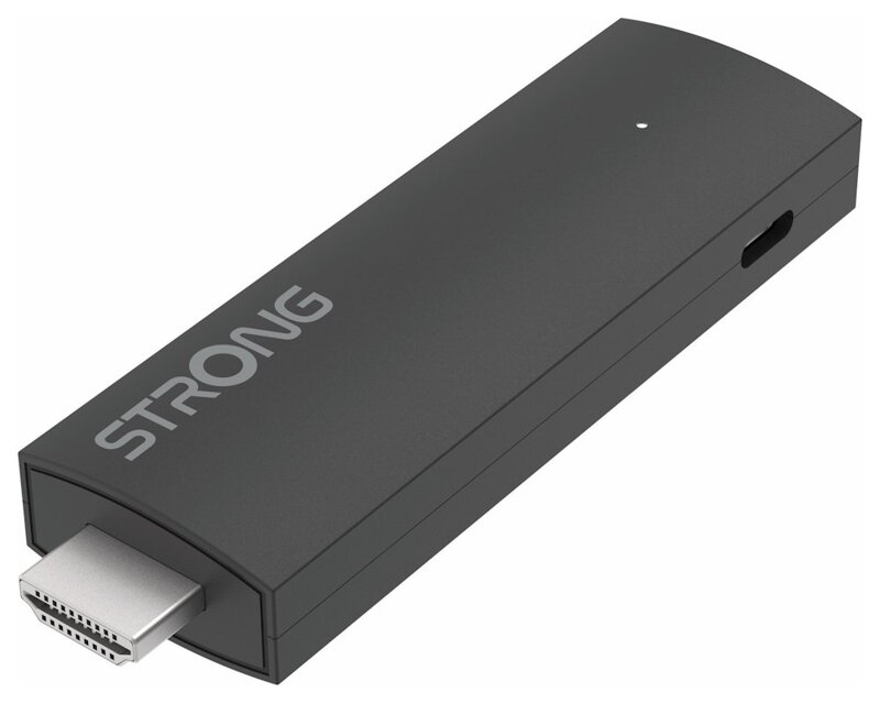 STRONG 2K Google TV Stick LEAP-UNA+/ HDMI/ USB-C/ BT/ Wi-Fi/ NETFLIX/ Disney+/ Amazon Prime Video/ Android 14/ černý