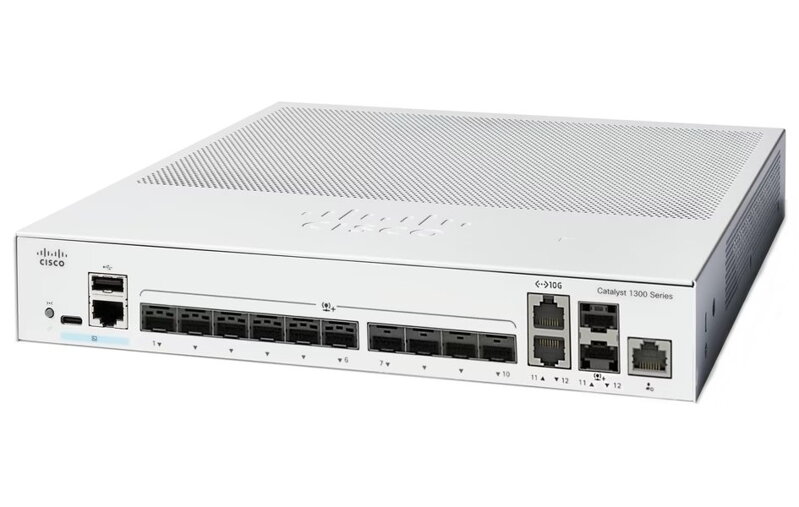 Cisco Catalyst 1300 10-port SFP+, 2x10GE/SFP+ Shared