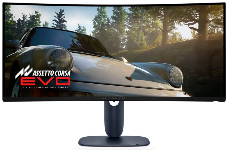 POŠKOZENÝ OBAL - DELL AW3425DW/ Alienware curved / 34" LED/ 21:9/ QD-OLED/ 3440 x 1440/240Hz/ 0.03ms/1x USB/USB-C/1x DP/ 2x HD...