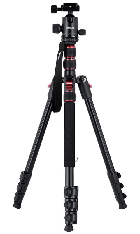 Rollei Stativ Compact Traveler No.2 / 23150/ Zátěž 5kg/ Vytažený 180 cm/ Hliník/ Černý