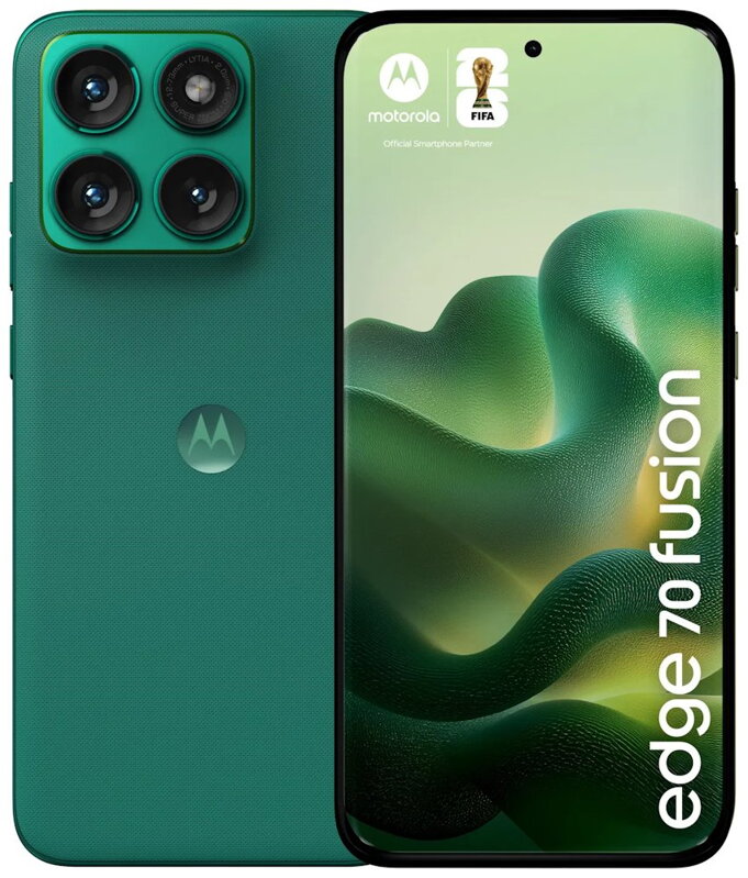 Motorola EDGE 70 Fusion - PANTONE Sporting Green   6,78"/ single SIM + eSIM/ 12GB/ 256GB/ 5G/ Android 16