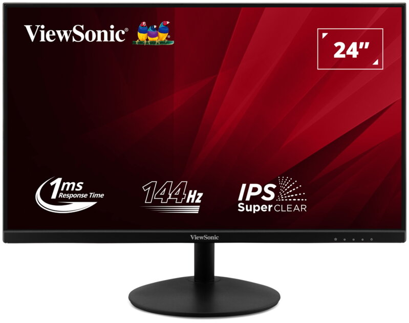 ViewSonic VA24E2-H  24" 16:9 (23.8") 1920 x 1080 SuperClear® IPS monitor, VGA and HDMI, 144Hz