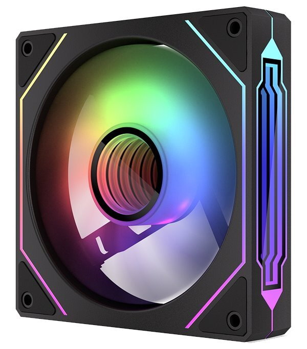 Krux ventilátor Corvus 120 ARGB / 120 mm ARGB fan / infinity mirror efekt