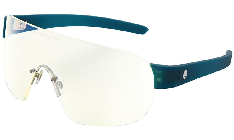 GUNNAR kancelářske/herní brýle ALIENWARE BERMUDA TRIANGLE * LIQUID TEAL *čirá skla  * BLF 35 * GUNNAR focus