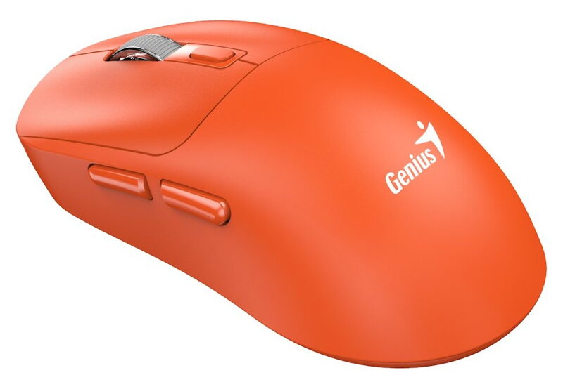 GENIUS NX-8260S BT Orange/ 2400 dpi/ bezdrátová/ duální BT+2,4GHz/ tichá/ rychlé nabíjení/ ultralehká/ Copilot/ oranžová
