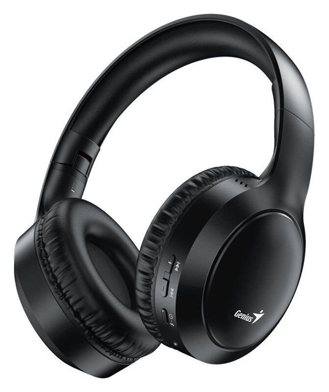 GENIUS bezdrátový headset HS-800BT/ černý/ BT6.0/ USB-C nabíjení/ skládací