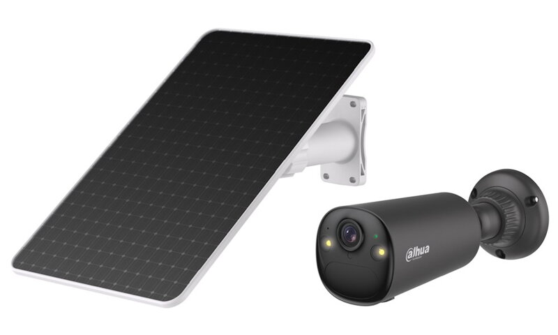 DAHUA IP kamera KIT/BF4CA-0210B/ bullet/ Wi-Fi/ 4Mpix/ obj. 2,1mm/ H.265/ krytí IP66/ ONVIF/ IR 15m + 8W solární panel
