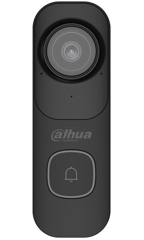 DAHUA chytrý domácí zvonek s kamerou DB41AB/ Wi-Fi/ 4Mpix/ H.265/ krytí IP65/ IR až 10m/ černý/ CZ app
