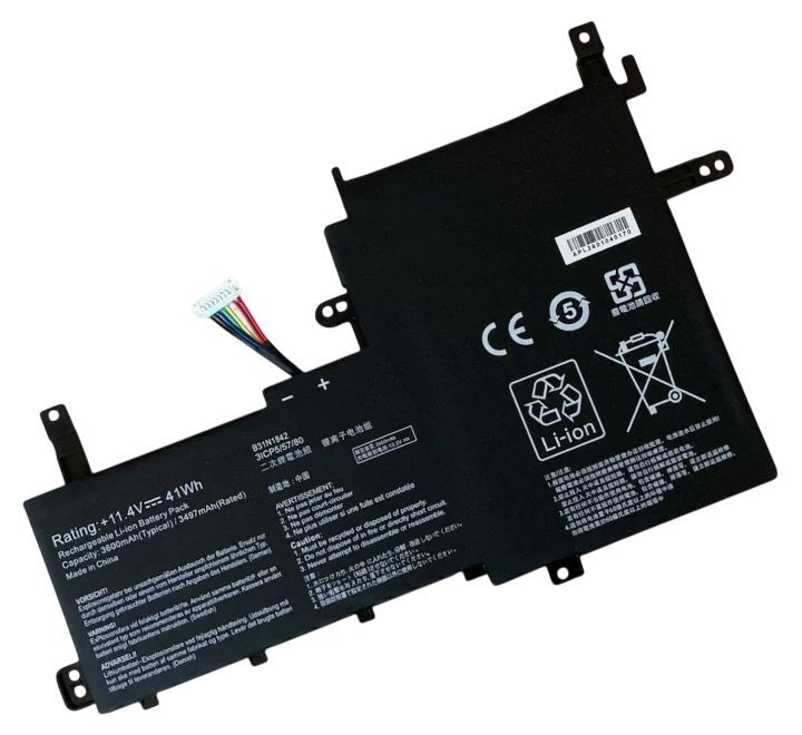TRX baterie B31N1842 pro notebooky ASUS V5050E S5500F V5100E M5100U V531F - Li-Ion 11,4V 3600mAh 41Wh/neoriginální