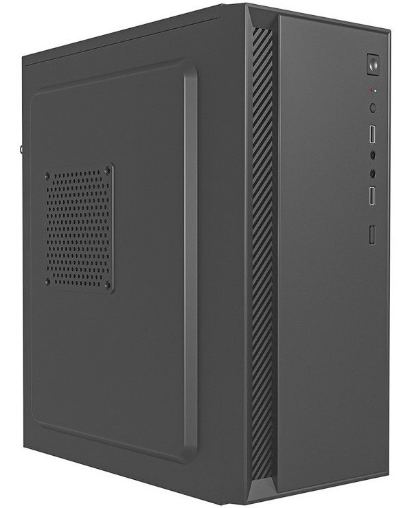 EUROCASE microATX MC EC-180 / bez zdroje / 2x USB 3.0 / audio / černá