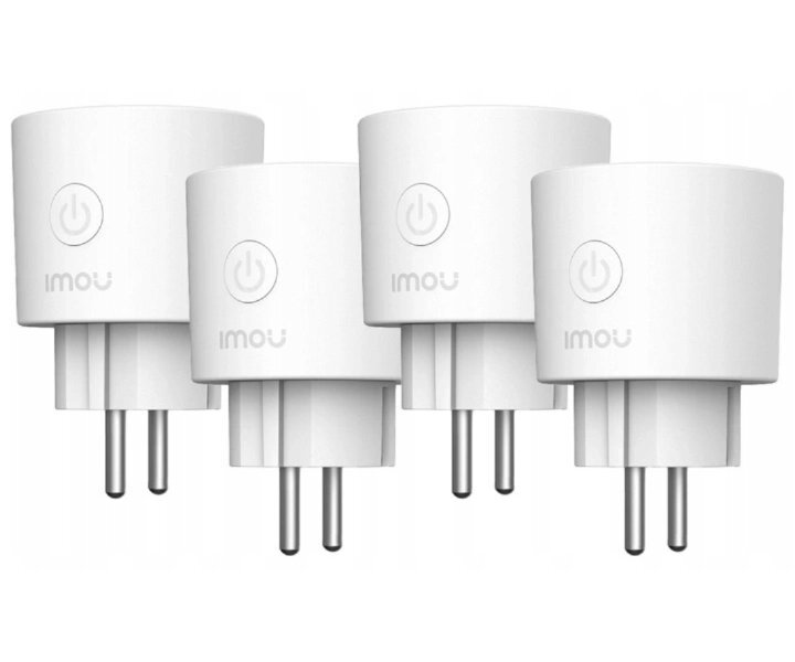 Imou chytrá zásuvka CE2P/ Wi-Fi/ Matter/ Bluetooth 5.0/ bílá/ 4ks v balení/ CZ app