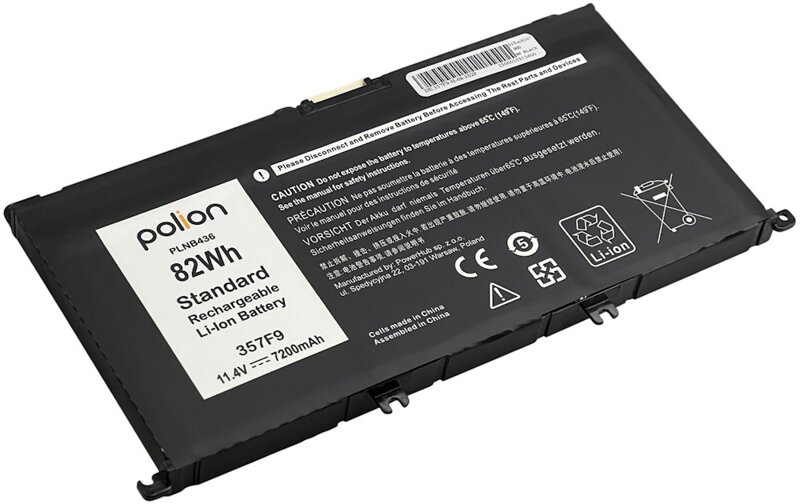 TRX Baterie Polion 357F9 pro notebooky DELL 451-BBPZ Inspiron 15 7557 7559 7567 3779 - Li-Ion 11,4V 7200mAh/neoriginální