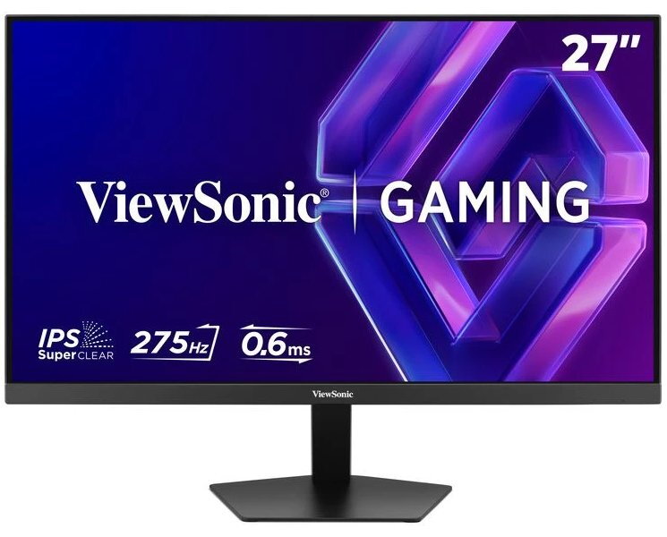 ViewSonic VX2732A-2K 27" IPS QHD 2560x1440  flat 0.6ms MPRT 275Hz gaming monitor, 2 HDMI, DisplayPort, úzký rámeček