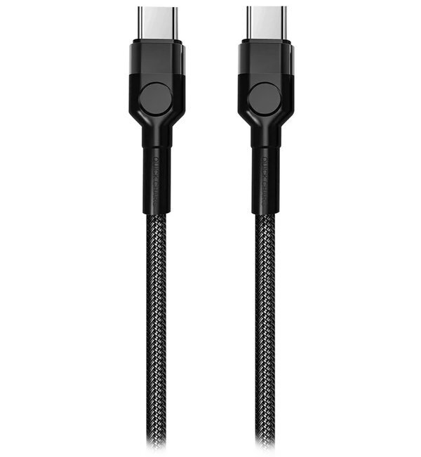 Colorway Datový Kabel USB-C/ USB-C/ 3A/ Fast Charging 60W/ 1m/ Šedivý
