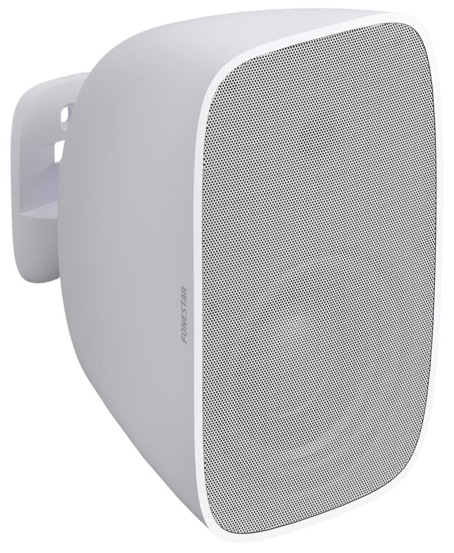 Fonestar Aktivní 2pásmový reproduktor 2×25 W RMS Class D, 5,25" woofer + 1" tweeter, jack/Euroblock, Auto-standby, bílý