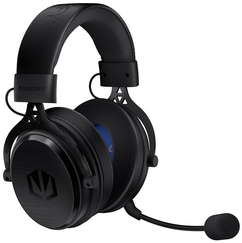 Endorfy headset VIRO Wireless bezdrátový / dlouhá výdrž / 2,4GHz / BT / zvuk 7.1 / černý
