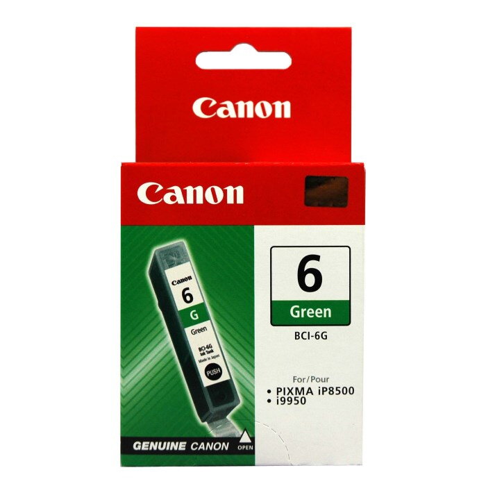 Canon inkoustová náplň BCI-6G/ Zelená