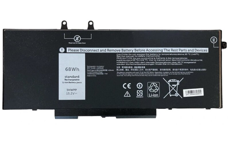 TRX baterie 3HWPP pro notebooky DELL 451-BCKB 451-BCNS Latitude 5401 5410 Precision 3540 - 15,2V 68Wh/ neoriginální