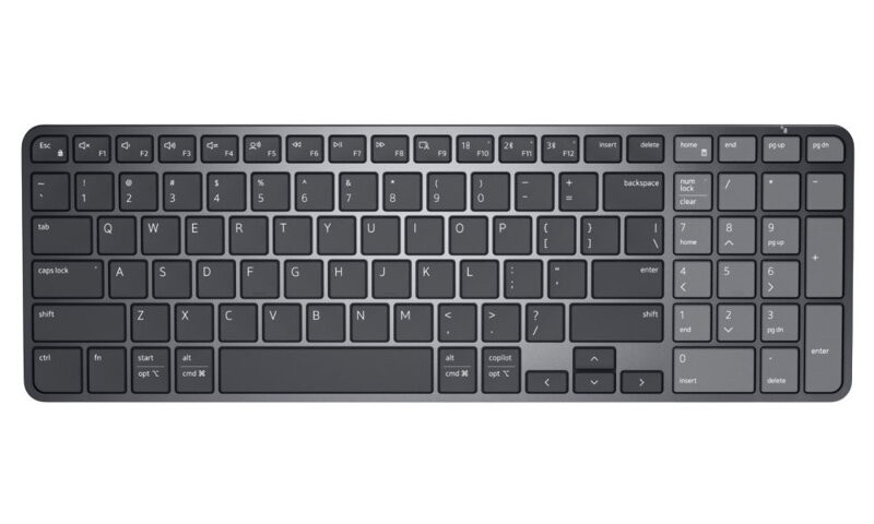 DELL KB746 nabíjecí bezdrátová klávesnice GER/ německá/ QWERTZ