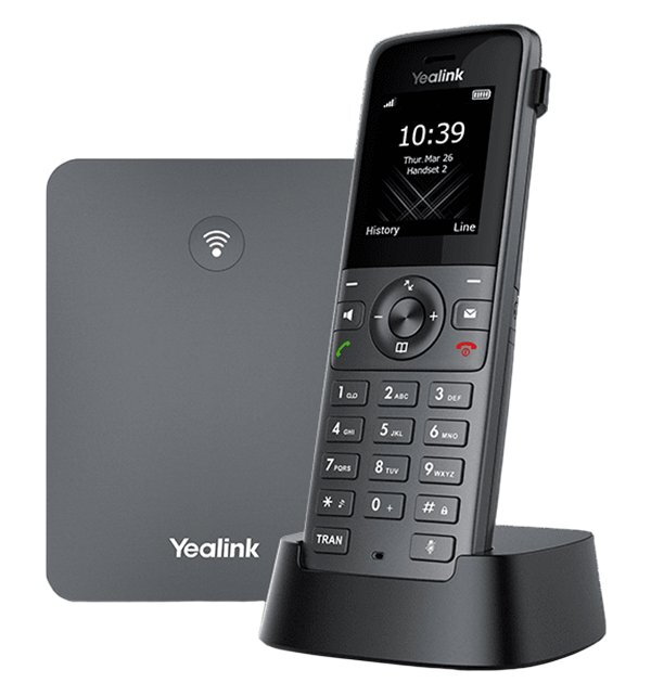 Yealink W73P_V4 IP DECT báze+ručka, PoE, 1,8" bar.disp., až 10 ruček