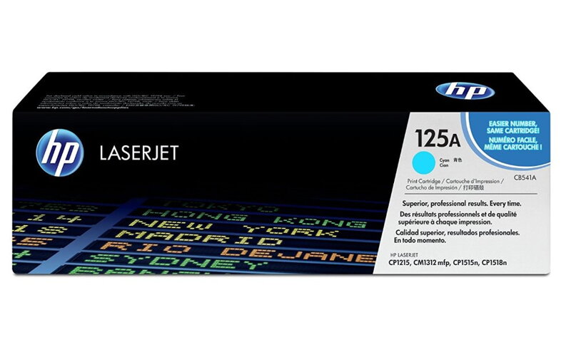 HP azurový toner CB541A pro CP1515 originál